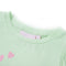 Kindershirt met ruches aan de mouwen 92 zachtgroen