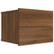 Nachtkastjes 2 st 40x30x30 cm bewerkt hout bruineikenkleurig