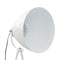 Vloerlamp E27 metaal wit