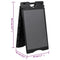 Sandwichbord 45x7x84,5 cm HDPE zwart