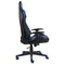 Gamestoel draaibaar PVC blauw