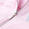 Kindervest met capuchon 104 lichtroze