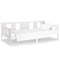 Slaapbank massief grenenhout wit 80x200 cm