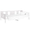 Slaapbank massief grenenhout wit 80x200 cm