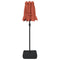 Parasol dubbel 316x240 cm terracottakleurig