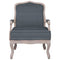 Fauteuil 64x64x90 cm fluweel donkergrijs