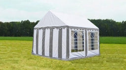 Classic Plus Partytent PVC 5x4x2 mtr in Wit-Grijs