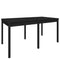 Tuintafel 159,5x82,5x76 cm massief grenenhout zwart
