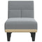 Chaise longue stof lichtgrijs