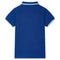Kinderpoloshirt 116 donkerblauw
