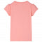 Kindershirt 128 lichtkoraalkleurig