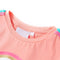 Kindershirt 128 lichtkoraalkleurig