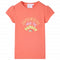 Kindershirt 104 koraalkleurig