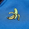 Kindervest met capuchon en rits 92 blauw