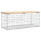 Tuinbank Schanskorfontwerp 103x44x42 cm massief grenenhout