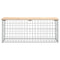 Tuinbank Schanskorfontwerp 103x44x42 cm massief grenenhout