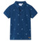 Kinderpoloshirt 104 donkerblauw