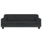 Kinderbank 90x53x30 cm fluweel zwart