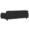 Kinderbank 90x53x30 cm fluweel zwart
