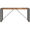 Eettafel 140x70x75 cm massief sheeshamhout