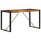 Eettafel 140x70x75 cm massief sheeshamhout