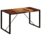 Eettafel 140x70x75 cm massief sheeshamhout