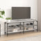 Tv-meubel 140x30x50 cm bewerkt hout grijs sonoma eikenkleurig