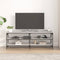 Tv-meubel 140x30x50 cm bewerkt hout grijs sonoma eikenkleurig