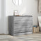Schoenenkast 80x42x69 cm bewerkt hout grijs sonoma eikenkleurig