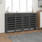 Radiatorombouw 210x21x85 cm massief grenenhout grijs