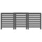 Radiatorombouw 210x21x85 cm massief grenenhout grijs