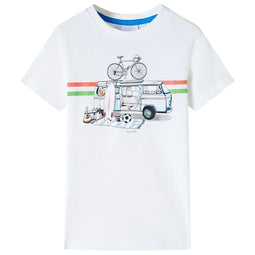 Kindershirt 140 ecru