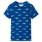 Kindershirt 128 donkerblauw
