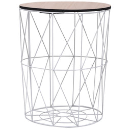 Salontafel 47 cm wit