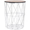 Salontafel 47 cm wit