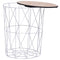 Salontafel 47 cm wit
