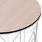 Salontafel 47 cm wit