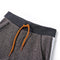 Kinderjoggingbroek 128 gemleerd donkergrijs