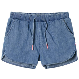 Kindershorts 116 denimblauw