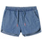 Kindershorts 116 denimblauw