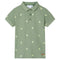 Kinderpoloshirt 140 kakikleurig