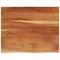 Bureaublad rechthoekig natuurlijke rand 90x80x2,5 cm acaciahout
