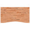 Bureaublad 110x(55-60)x1,5 cm massief beukenhout