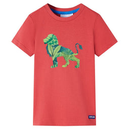 Kindershirt 140 rood