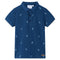 Kinderpoloshirt 140 donkerblauw