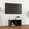 Tv-meubel 72x35x36,5 cm spaanplaat grijs