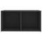 Tv-meubel 72x35x36,5 cm spaanplaat grijs
