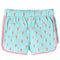 Kindershorts met trekkoord ijsjesprint 140 lichtmintkleurig