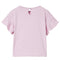 Kindershirt met mouwen met ruches 128 lila