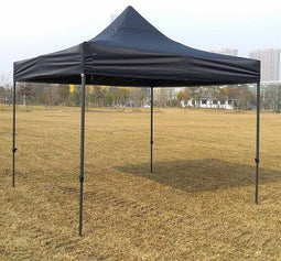 Partytent Easy Up 2,5 x 2,5 meter ALU frame zonder zijwanden in Zwart